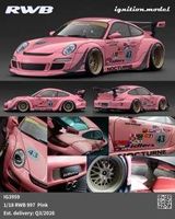 Porsche RWB 997, pink 1/18 Ignition NEU