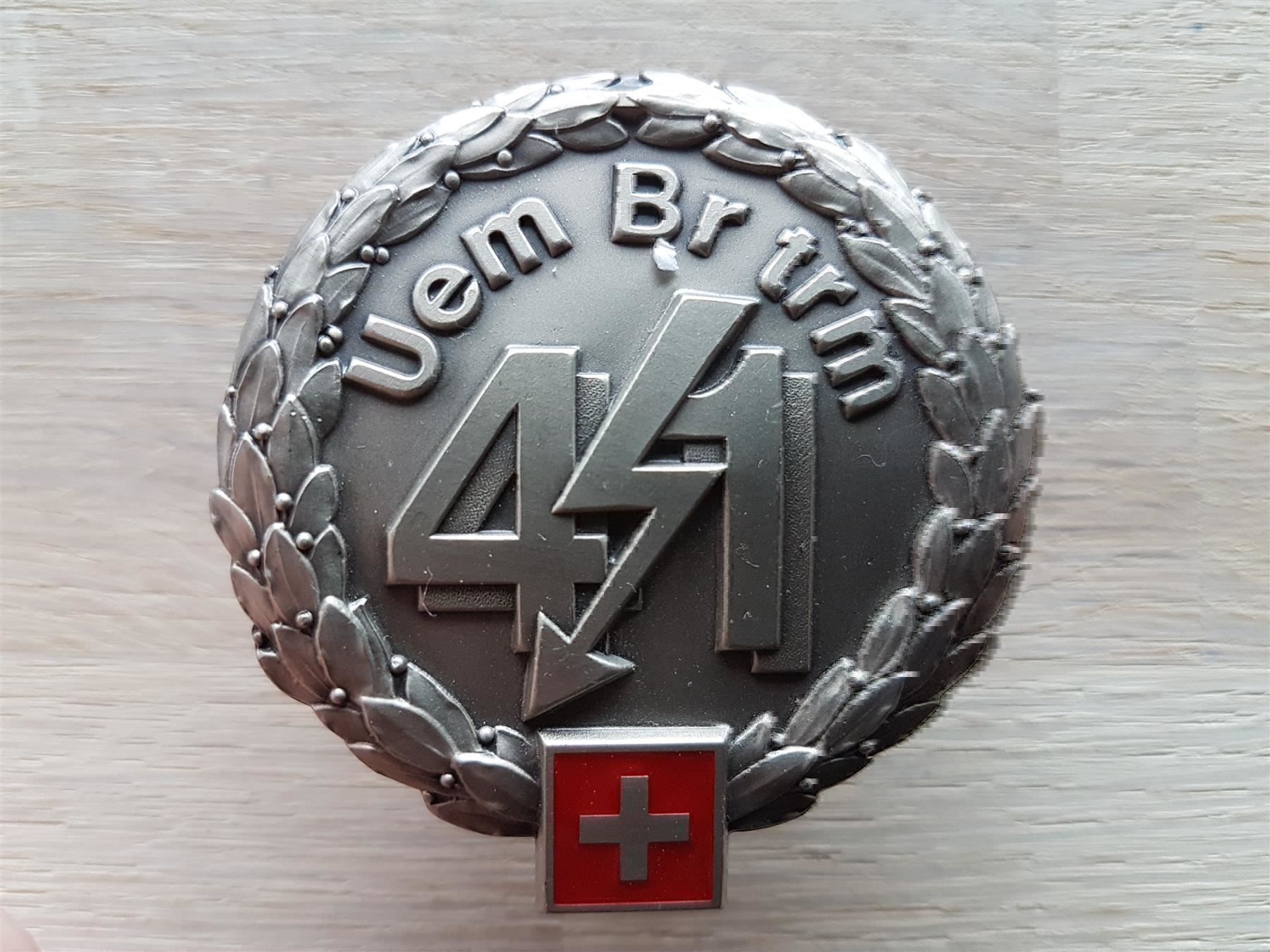 Placchette & Badge: Béret Emblem Uem Br Trm 41 – Usato da Erlinsbach venduto da S700