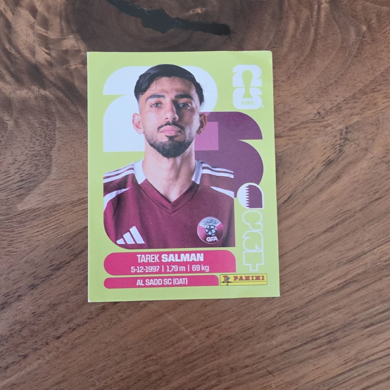Panini Carte collezionabili: Panini QAT8 Tarek Salman  – Nuovo e nell'imballaggio originale da Buchs AG venduto da LogoParts