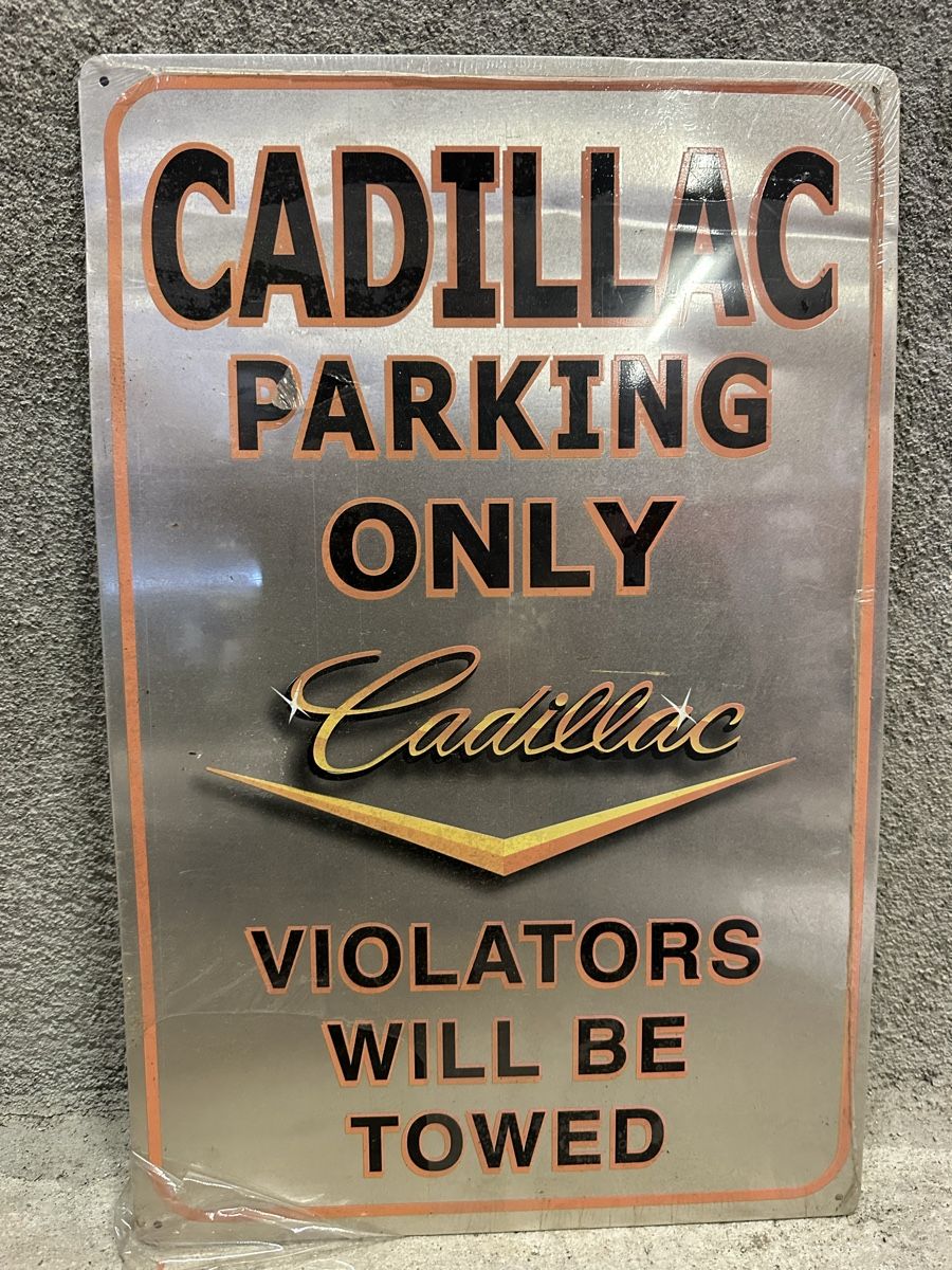Schilder: Cadillac parking only  – Neu (gemäss Beschreibung) aus Reinach AG von rares75