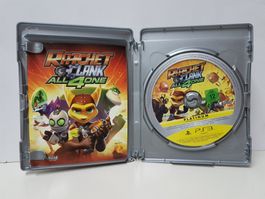 Ratchet & Clank All 4 One auf einem fremden Planeten  PS 3