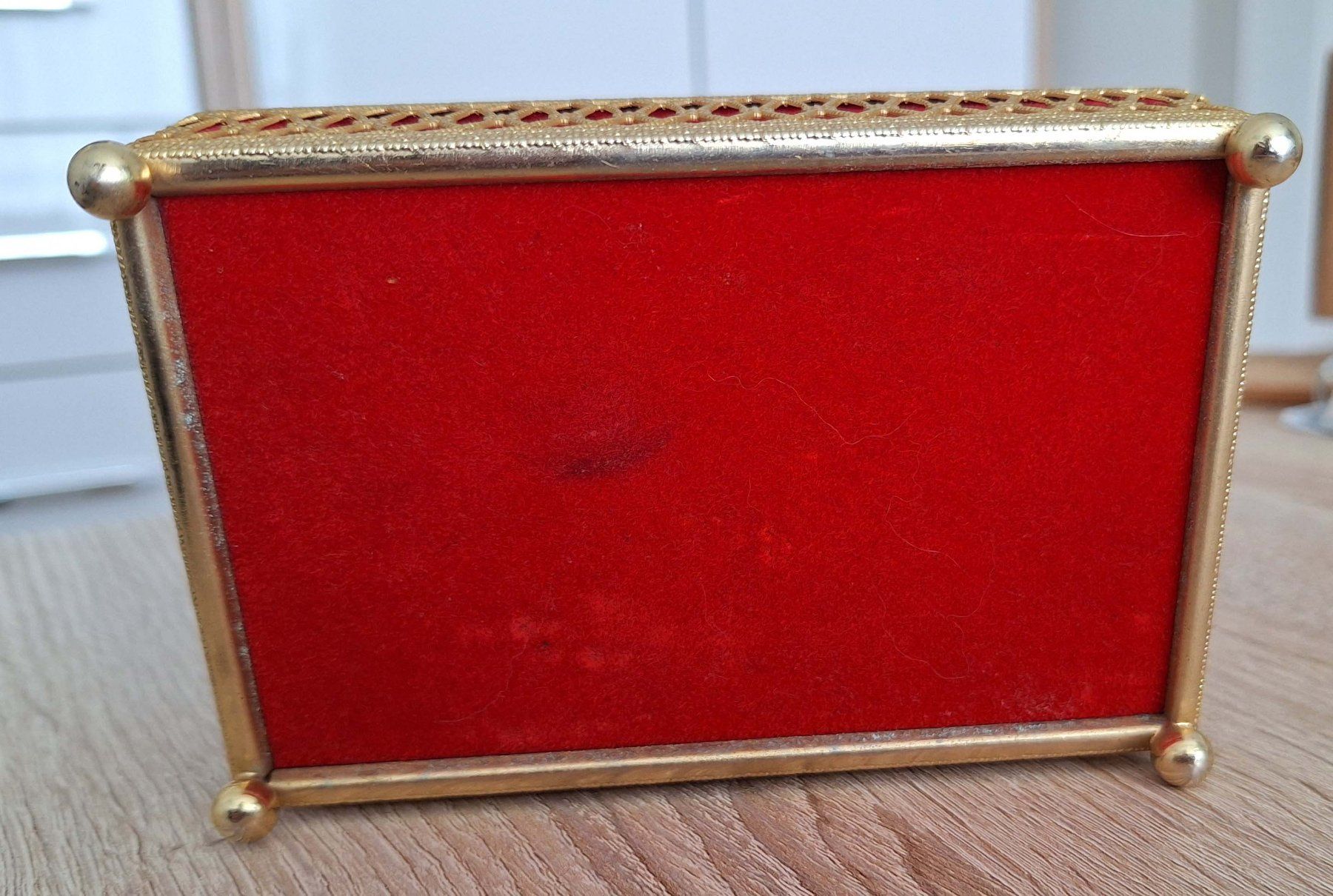 Dosen: Schmuckschatulle / Schmuckkästchen mit Rosenmuster (2D) – Gebraucht aus Niederrohrdorf von Papillon_47 4