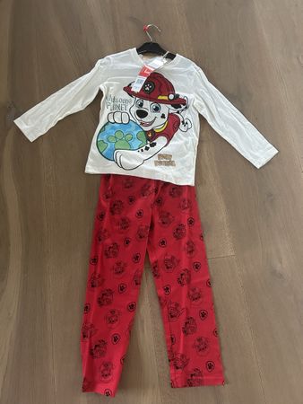 Pyjama Paw Patrol rot weiss Grösse 110 neu