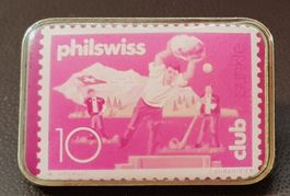 S182 - Pin philswiss 10 club punkte W. Hochuli Courvoisier