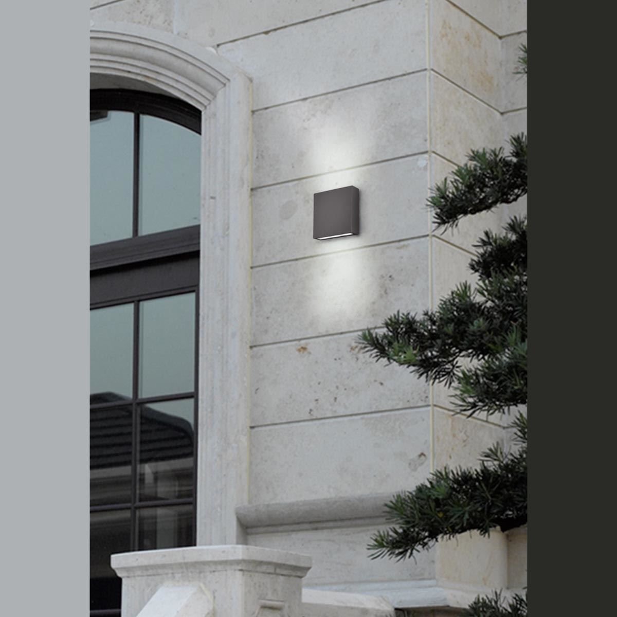 Lampen: LED Aussen Wandleuchte, 14 cm x 14 cm – Neu (gemäss Beschreibung) aus Kreuzlingen von Smart-Light 2