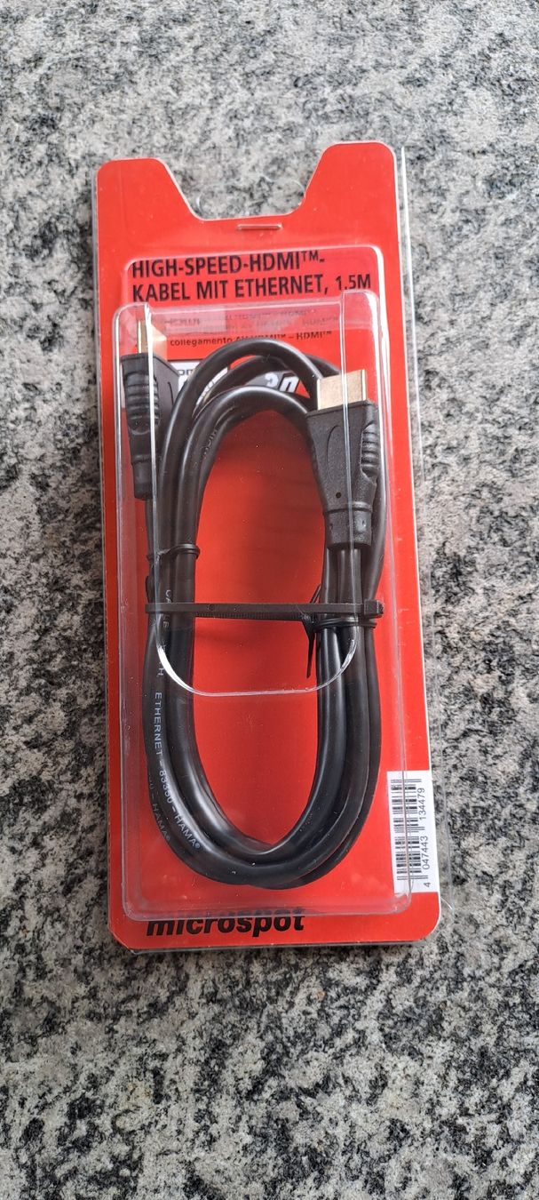 Microspot Cavi: Microspot High-Speed HDMI Kabel 1.5M neu – Nuovo (secondo la descrizione) da Gampel venduto da hil_q526