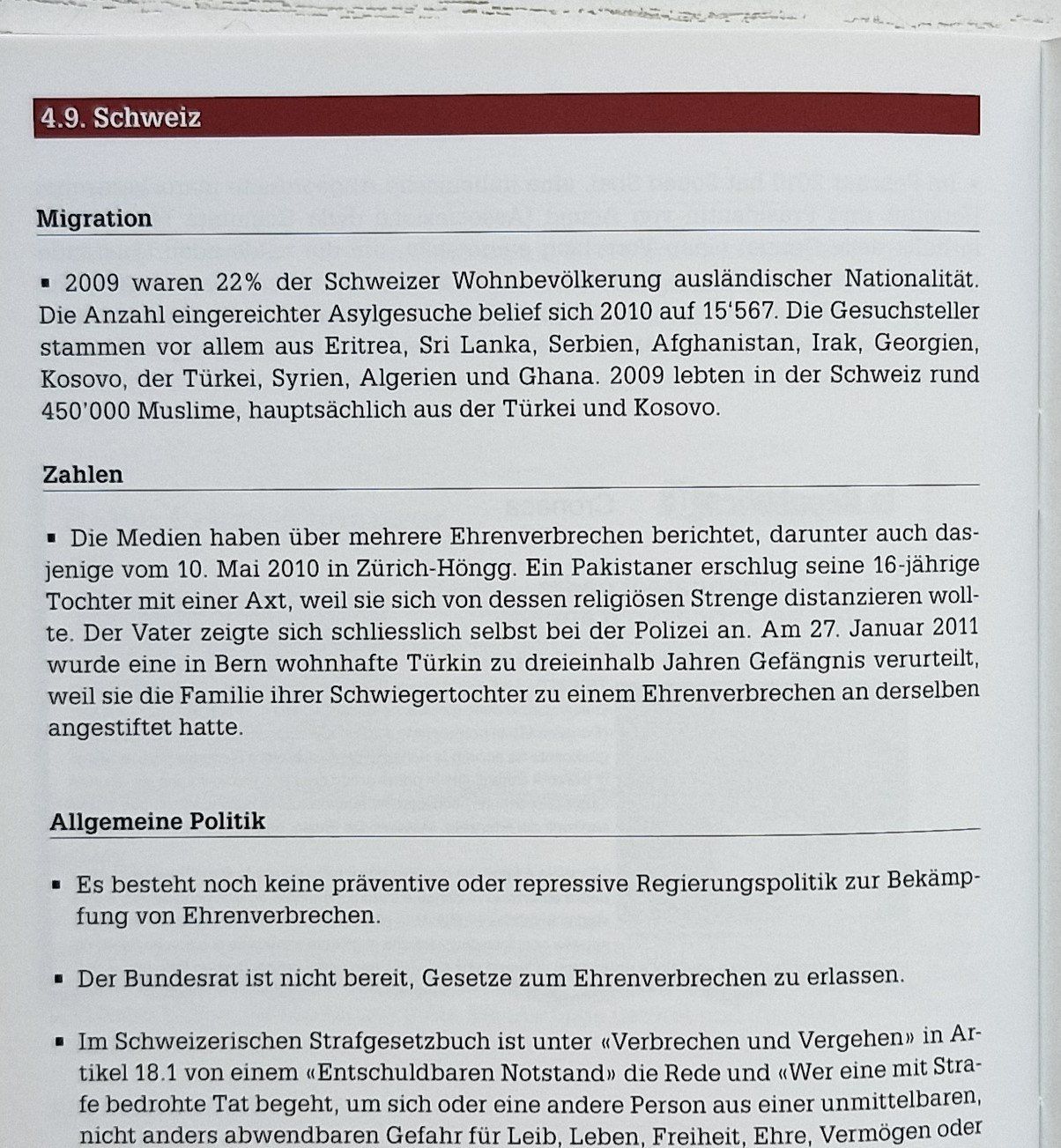 Libri: Bekämpfung von Ehrenverbrechen in EUROPA (2011) – Nuovo (secondo la descrizione) da Bern venduto da Mattthias 7