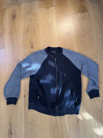 Zara Kids Essentials Jacket Navy Grey Size XL