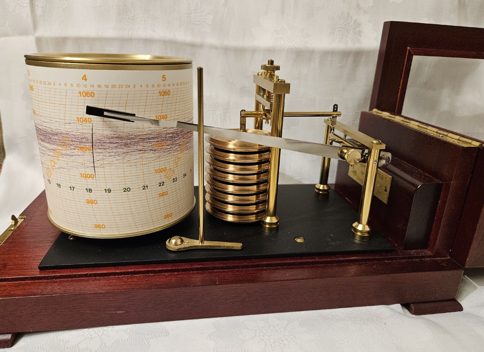 Antike Barograph; 8003.R100 diagram; B 803. (Art1691) (Gebraucht) in ...
