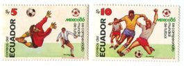 Briefmarken "Fussball". Ecuador.