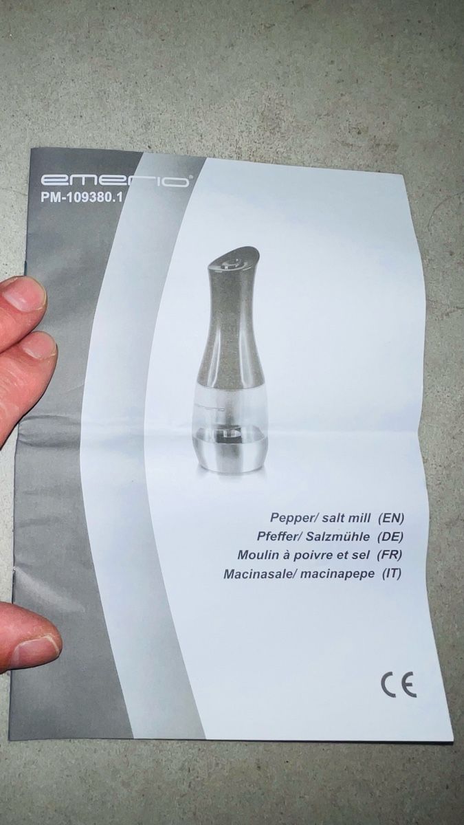 Elettrodomestici da cucina: Emerio Pfeffer-/Salzmühle, Neu – Nuovo e nell'imballaggio originale da Schönenbuch venduto da hug_f2ny 6