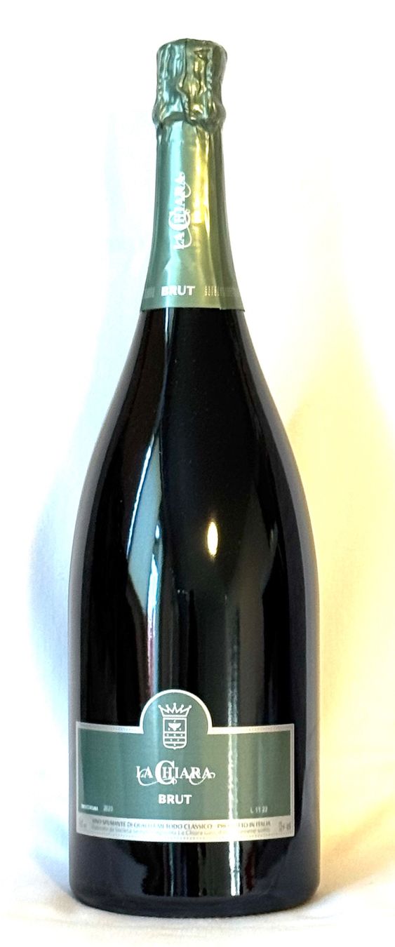 Vino: MAGNUM -  SPUMANTE - La Chiara - PIEMONTE – Nuovo e nell'imballaggio originale da Sils/Segl Baselgia venduto da myCantina