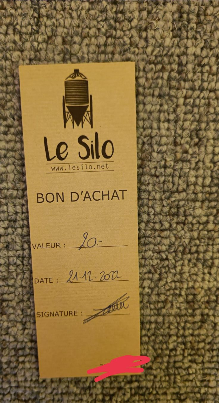 Buoni: Einkaufsgutschein im Le Silo 20.- – Nuovo (secondo la descrizione) da Jaberg venduto da urig17.