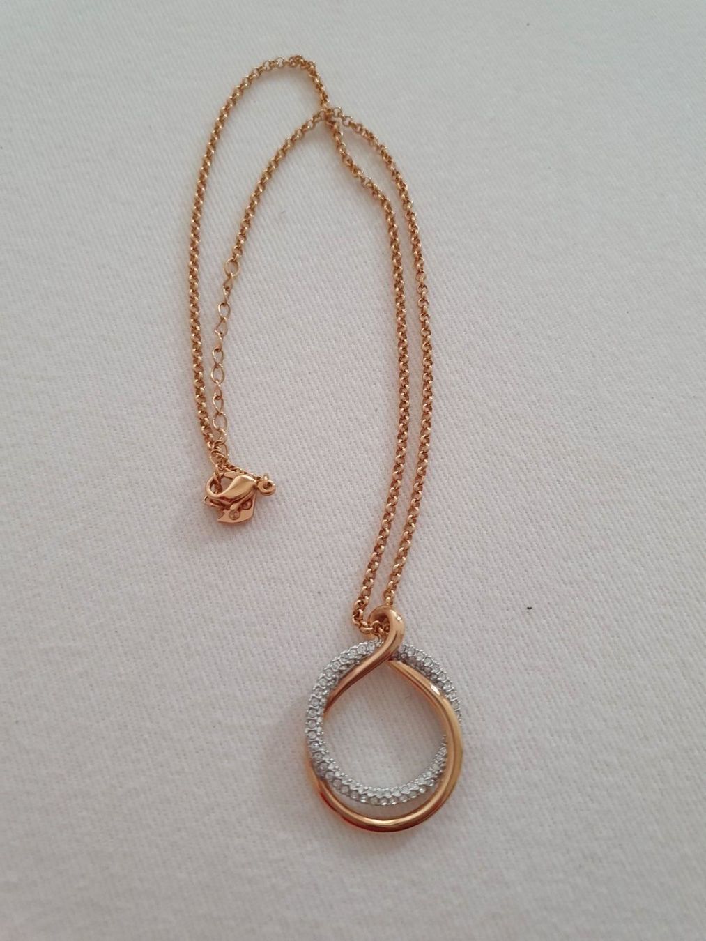Swarovski Catenine: Swarovski Halskette rose Neuwertig – Nuovo (secondo la descrizione) da Baden venduto da knc00 1