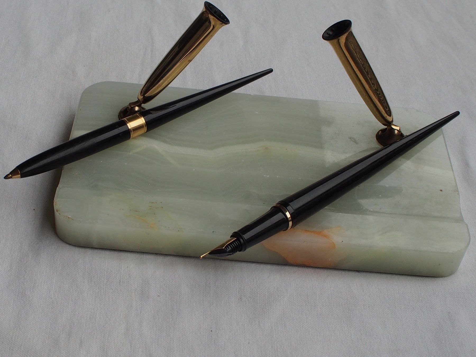 Penna & Evidenziatori: SHEAFFER double stylo de bureau. 1976/70 – Usato da Meyrin venduto da SRemka 3