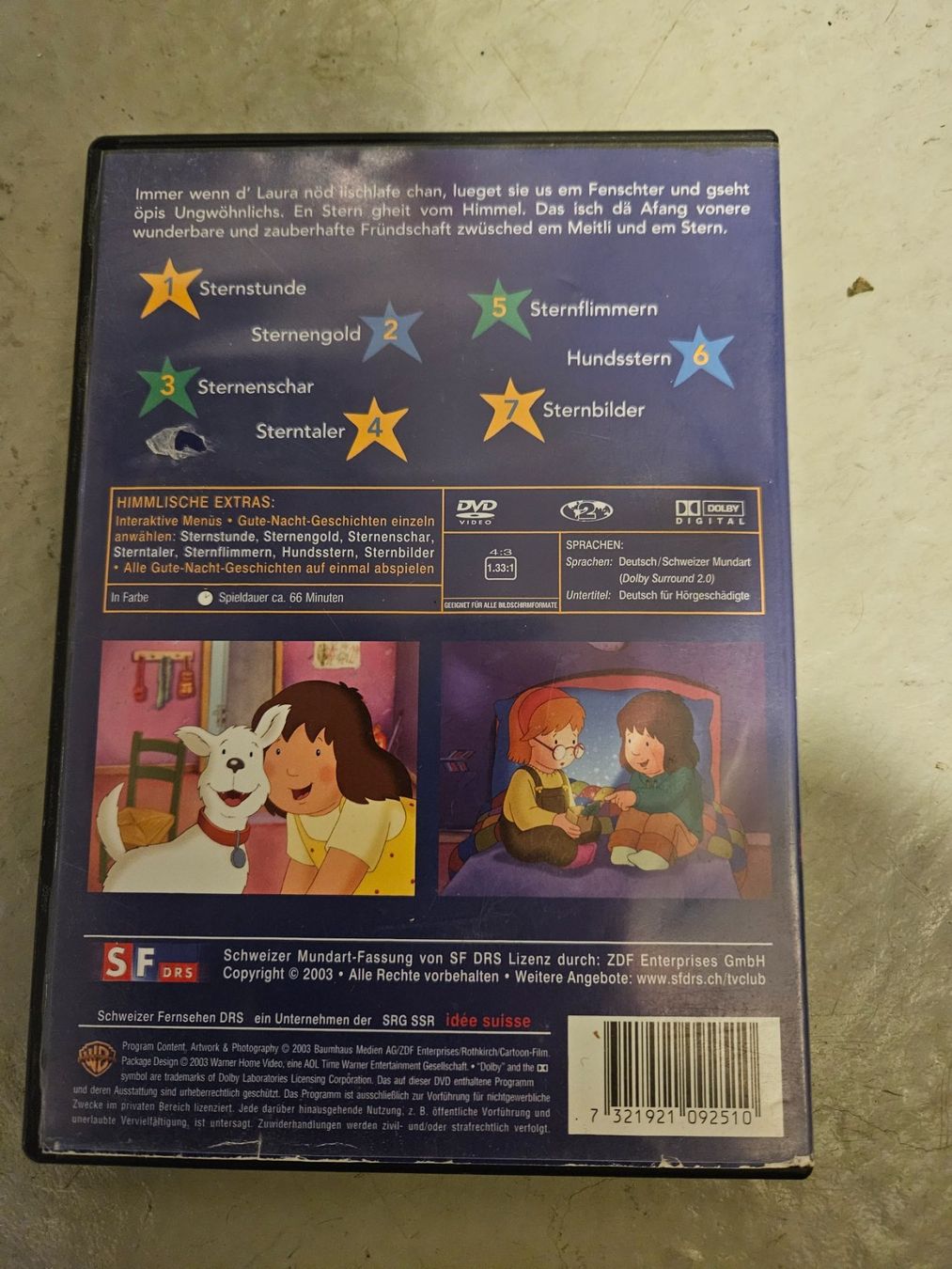 Tutti i DVDs: Lauras Stern Schweizerdeutsch – Usato da Embrach venduto da Lilly2021 1