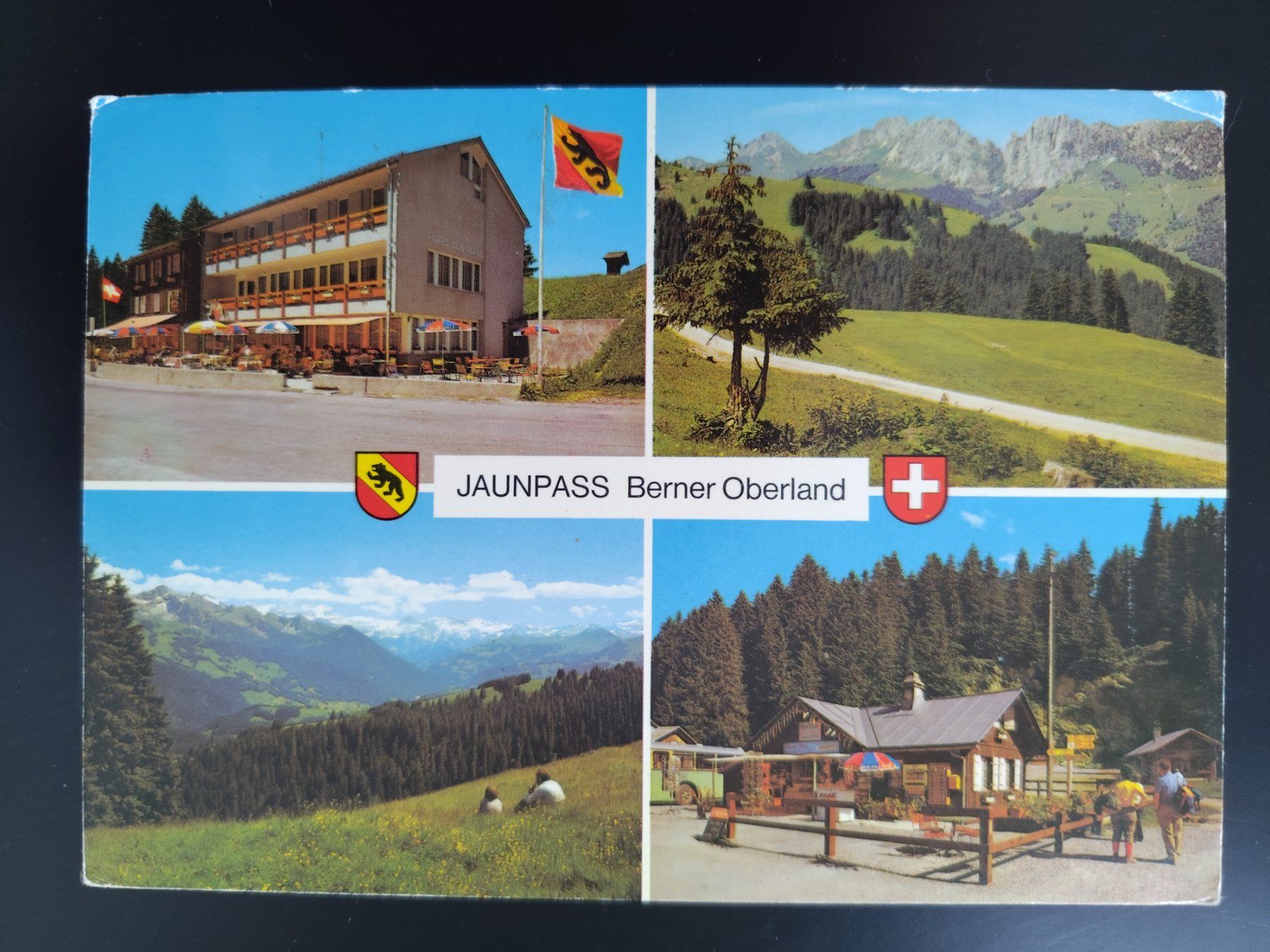 Ansichtskarten: Jaunpass dat. 1971, 4-Bild AK – Gebraucht aus Ohmstal von Lebensfreude05