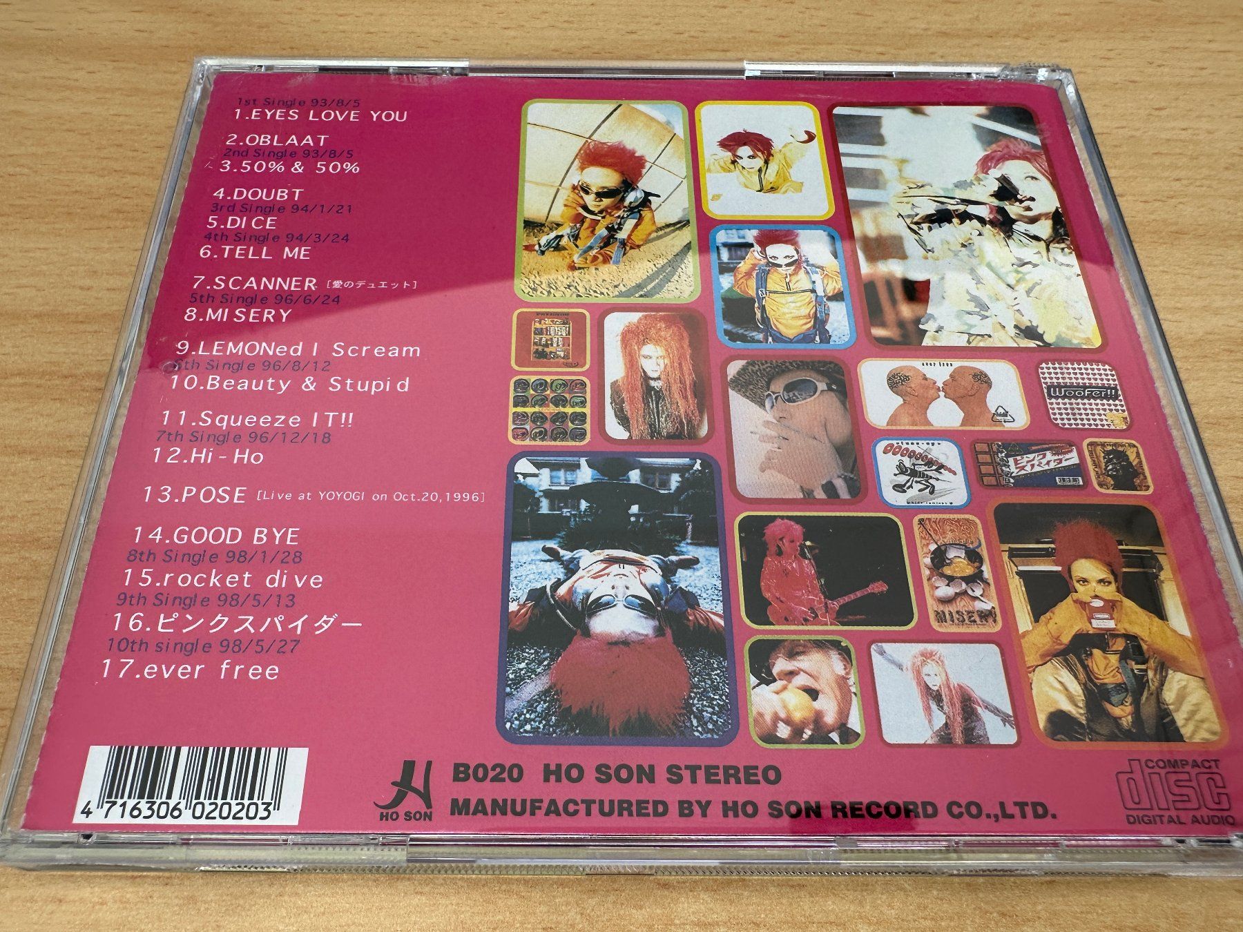 CDs: hide – Complete Singles 1993-1998 – Gebraucht aus Rikon im Tösstal von Alpenmutz 1