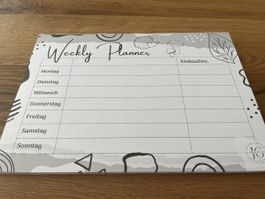Weekly Planer - Essensplan erstellen