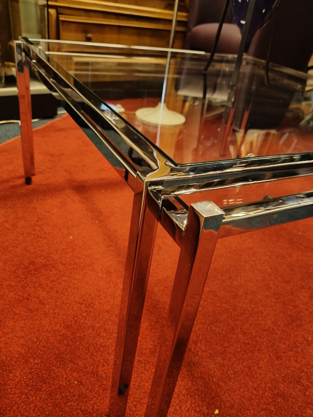Tische: Couchtisch aus Chrom & Glas, 1960erv – Gebraucht aus Zwingen von inf_2blh 5