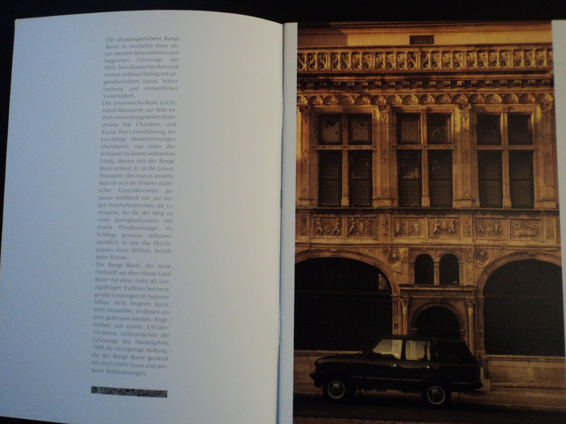 Rover Documenti: Prospekt Range Rover Vogue SEi – Usato da Schwarzenburg venduto da modelCARama 1