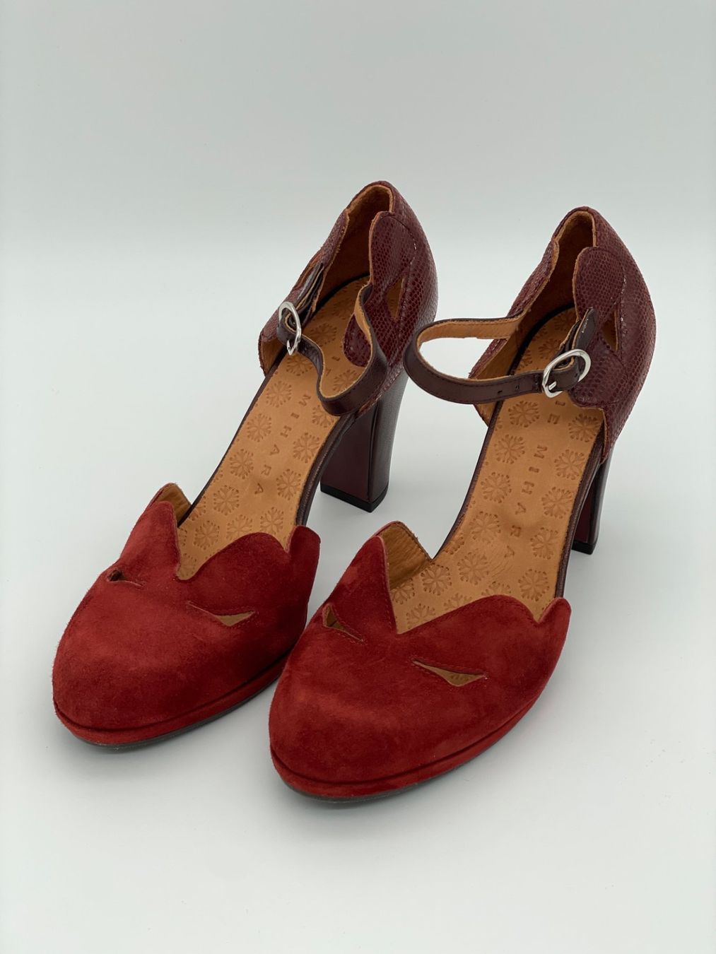 Chie Mihara Scarpe da donna: Chie Mihara Nadila Pump EU 38 Rot – Nuovo e nell'imballaggio originale da Zürich venduto da shoe_shop 2