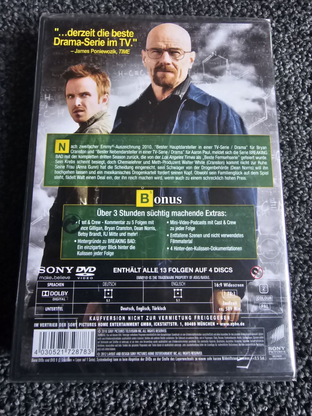 Tutti i DVDs: Breaking Bad - Staffel 3 Neuverpackt – Nuovo e nell'imballaggio originale da Ruswil venduto da jan_bxl5 1