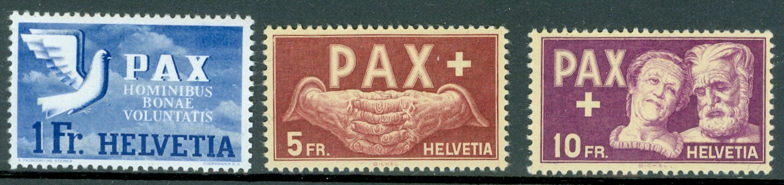 Tous les timbres: 1945 Schweiz Freimarken – D'occasion à Zürich par yago-rot