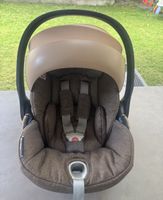 Cybex Cloud Q Plus Babyschale in Beige-braun