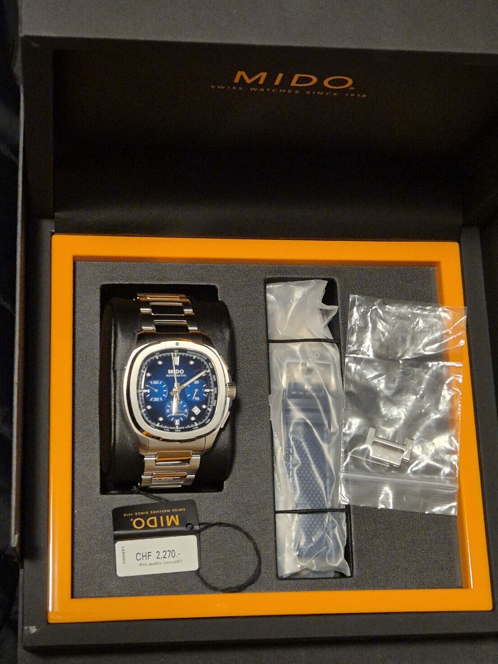Mido Orologi: Mido Multofort Tv Chronograph – Nuovo (secondo la descrizione) da Kreuzlingen venduto da Swiss.Chanel 4