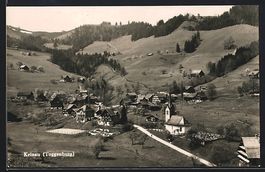 Krinau /Toggenburg, Teilansicht mit Kirc