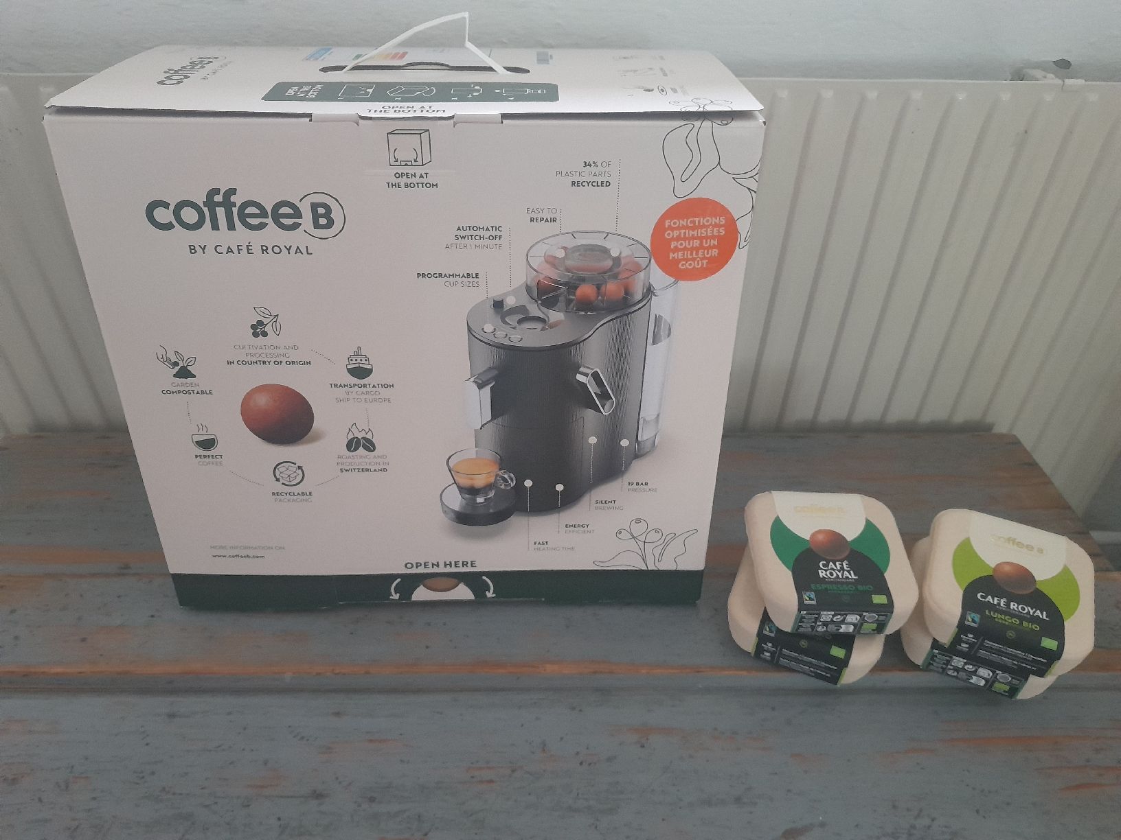 Coffee B Macchine per caffè & Macchine per espresso: Machine à café Coffee B + 4 boîtes de café offert – Nuovo (secondo la descrizione) da Biel/Bienne venduto da mimibi