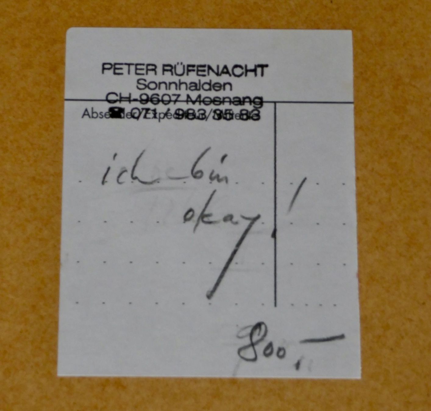 Dipinti: Originalbild Akt von Peter Rüfenacht – Nuovo (secondo la descrizione) da Wallisellen venduto da plast01 1