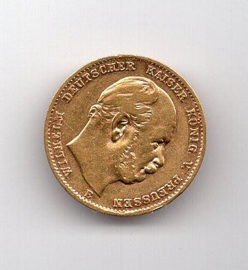 Tutti le monete: (153) Preussen, 10 Mark, 1873, vz/stgl – Usato da Rüthi (Rheintal) venduto da erdnuessli1 1