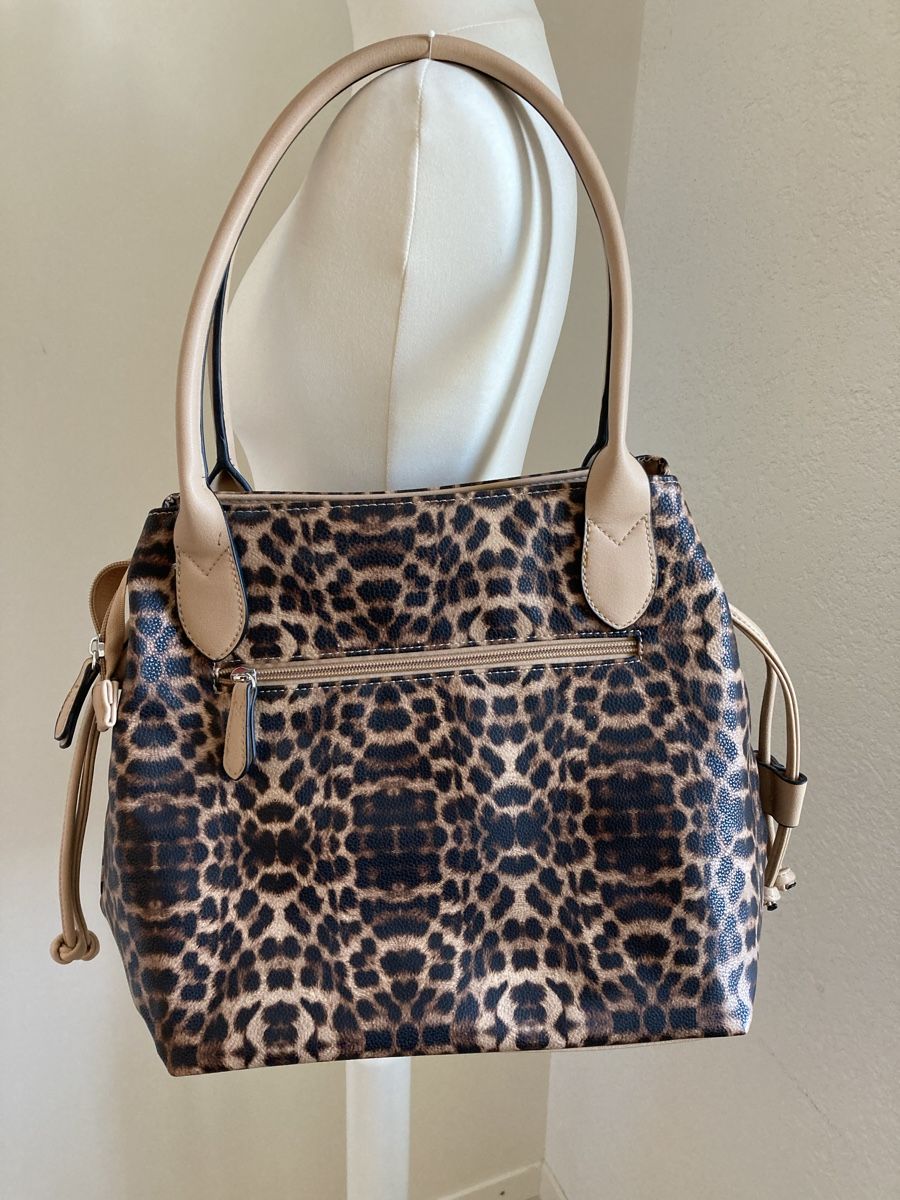 Gabor Borse da donna: Gabor Handtasche Leopard Muster beige braun – Nuovo (secondo la descrizione) da Winterthur venduto da silen 2