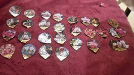 29  Kaffeerahmdeckeli alt Orchideen