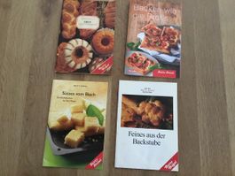 4 Backbroschüren von Betty Bossi