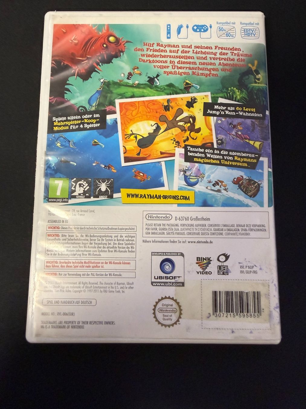 Nintendo Spiele: Rayman Origins - Nintendo Wii – Gebraucht aus Pont-de-la-Morge von Darfal 2