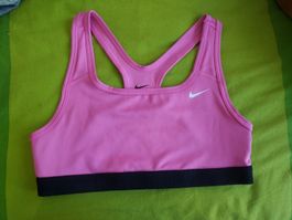 Soutien-gorge de sport Nike rose, taille L - État neuf!