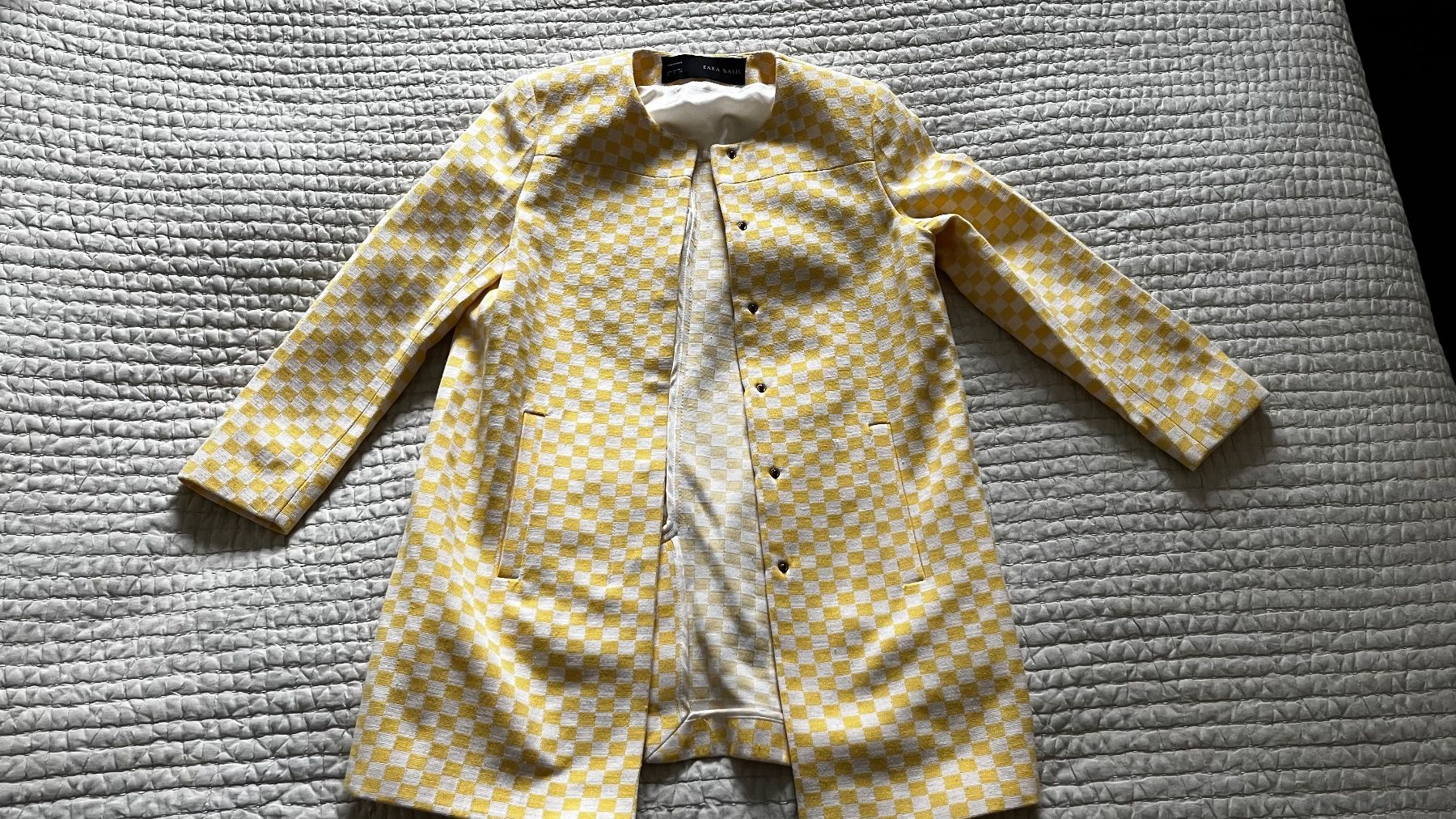 Zara Giacche: ZARA BASIC: neuer gelber Sommerblazer – Usato da Zürich venduto da ann_ngp7