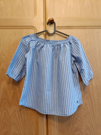 ONLY Schulterfreie Sommerbluse gestreift Gr. 38