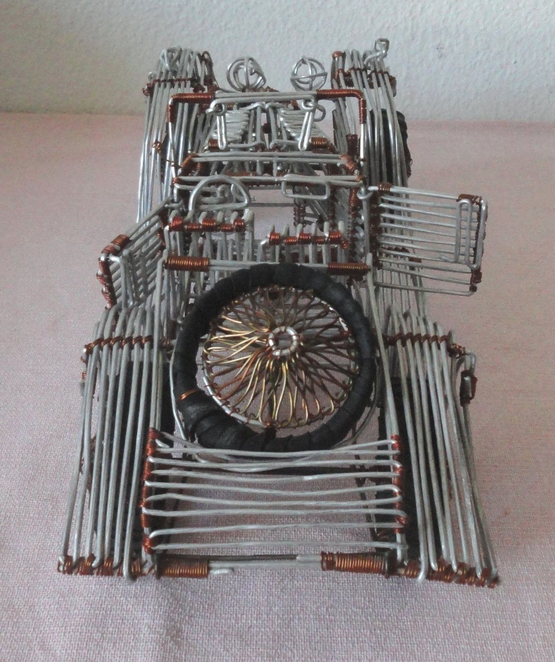 Kit di modellismo & Modellini statici: Auto/Drahtauto Oldtimer aus dickem Draht, Länge = 36cm – Usato da zürich venduto da parts5060 3