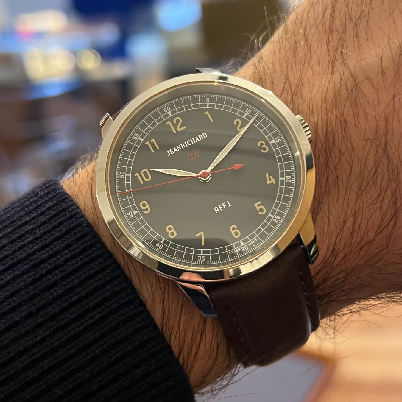 JeanRichard Orologi: JeanRichard 1681 AFF2 Gray Dial Automatic 60300 – Usato da Carouge GE venduto da Watchaser 3