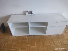 TV bench white
