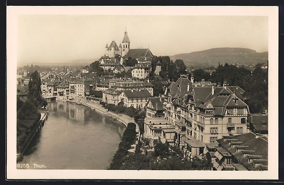 Ansichtskarten: AK Thun, Panorama – Gebraucht aus Berlin von bartko-reher