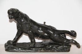 Antique sculpture originale en bronze signée Valton