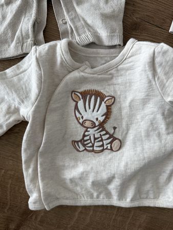 Set 6teilig beige/weiss Gr. 56