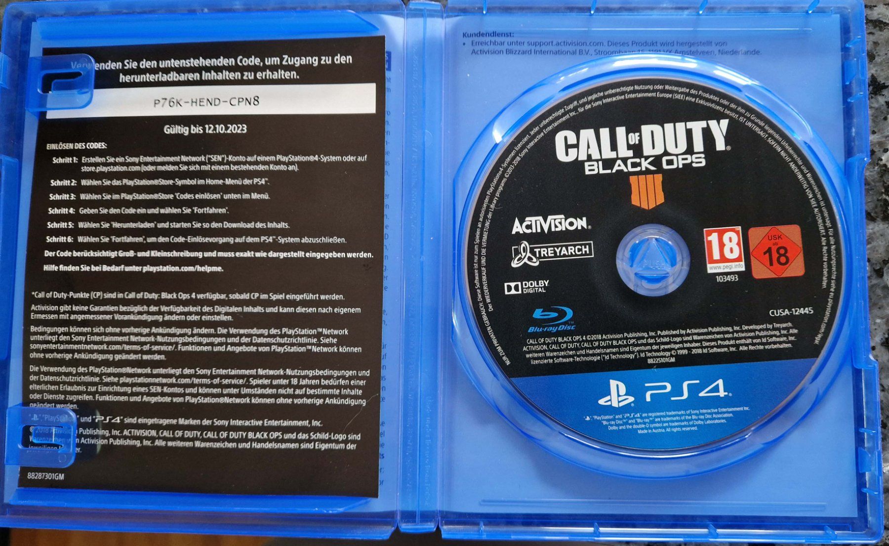 Sony Spiele: Call of Duty Black OPS 4, PS4 – Gebraucht aus Schwanden GL von Afredolino 2