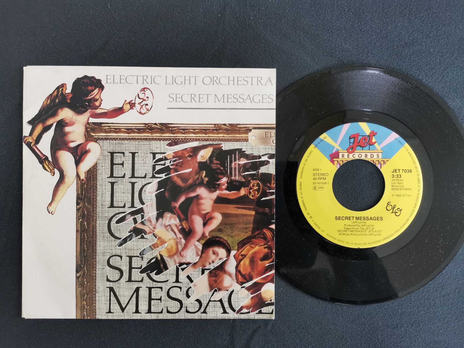 Dischi in vinile: Single: E.L.O./"Secret messages"/ 70s (VG) – Usato da Luzern venduto da adonairo