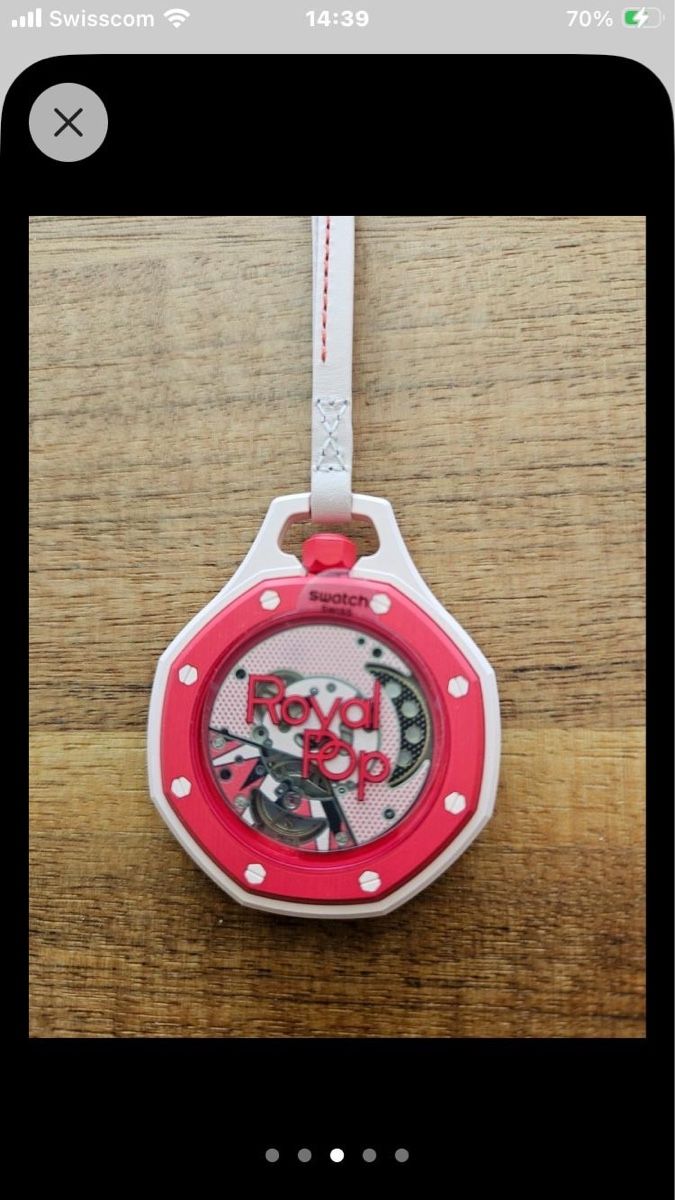 Swatch Uhren: Royal Pop Swatch Otto Rosso  – Neu und originalverpackt aus Bern von tar_hm7j 2